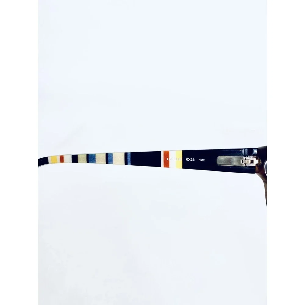 Kate Spade NY Tortoise Rectangular Glasses Striped Temple Lorelei 0X23 52 14 135